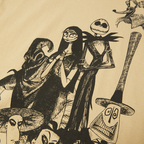 Huf - Huf x The Nightmare Before Christmas Nightmare Cast Tee (Sand)