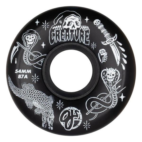 OJ - Creature X Trippy Tanks Black Keyframe 87a Wheels (54mm)