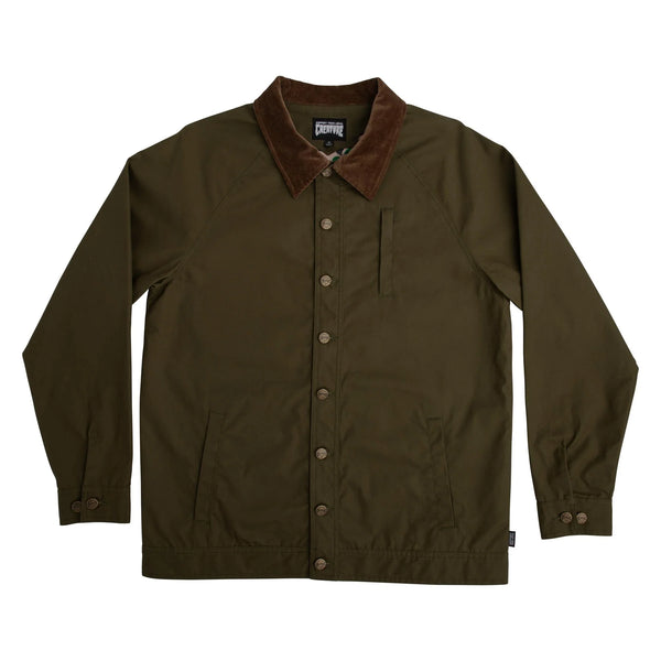 Creature - Hunter Waxed Canvas Chore Jacket (Army Green) *SALE