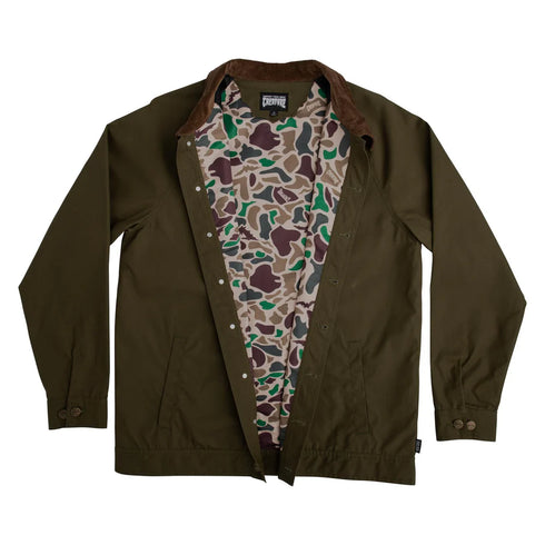 Creature - Hunter Waxed Canvas Chore Jacket (Army Green) *SALE