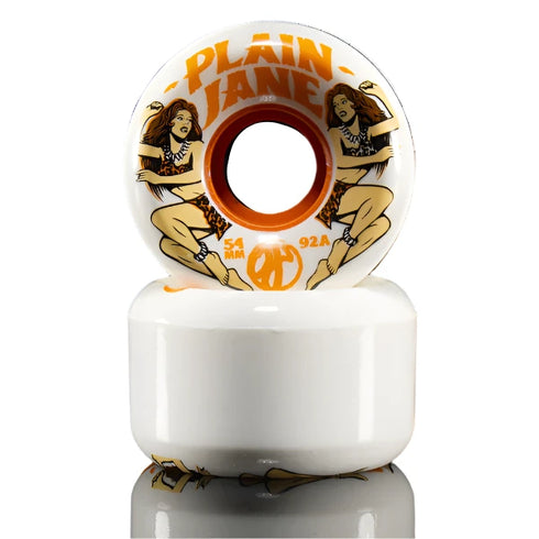 OJ - Jungle Plain Jane White 92a Wheels (54mm)
