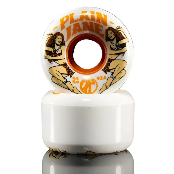 OJ - Jungle Plain Jane White 92a Wheels (54mm)