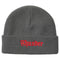 Thunder - Script Beanie (Charcoal/Red)