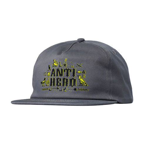 Anti Hero - Anti-Hiero Snapback Hat (Charcoal)