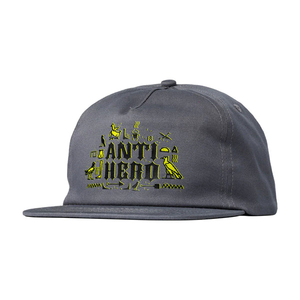 Anti Hero - Anti-Hiero Snapback Hat (Charcoal)