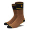 Anti Hero - Hecho Por Skate Embroidered Socks (Brown/Yellow)