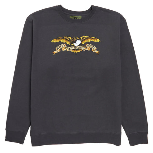 Anti Hero - Eagle Crewneck Sweater (Asphalt)