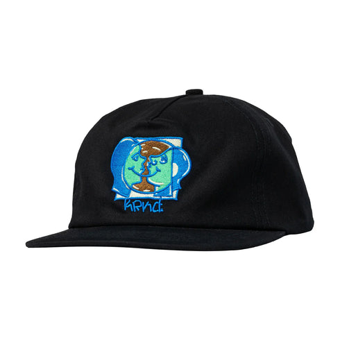 Krooked - Moon Smiley Snapback Hat (Black)