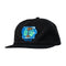 Krooked - Moon Smiley Snapback Hat (Black)