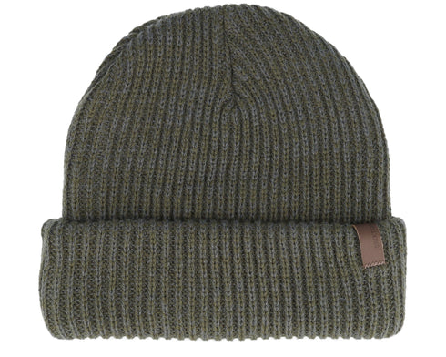 Brixton - Marled Chunky Beanie (Olive/Charcoal)