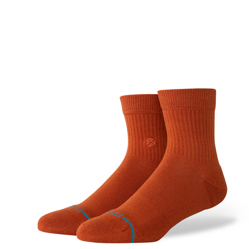 Stance - Icon Quarter Socks (Rust)
