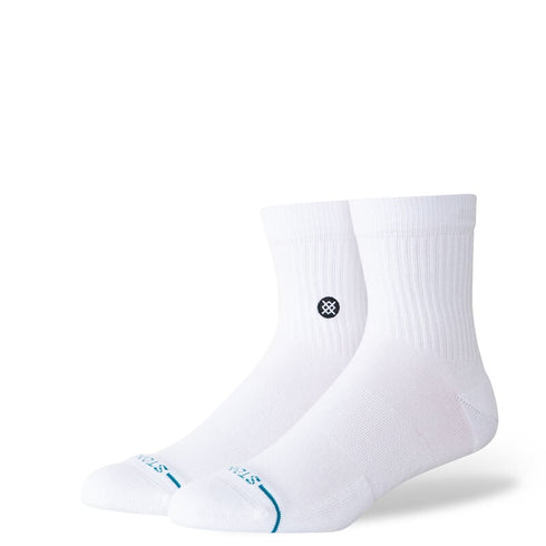 Stance - Icon Quarter Sock (White/Black)