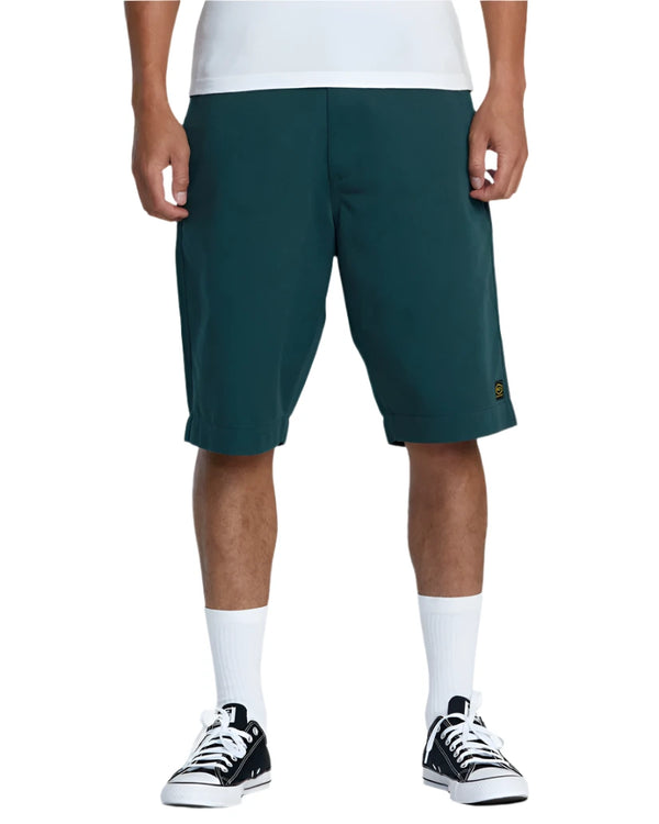 RVCA - Americana Relaxed Fit Shorts (Hunter Green) *SALE