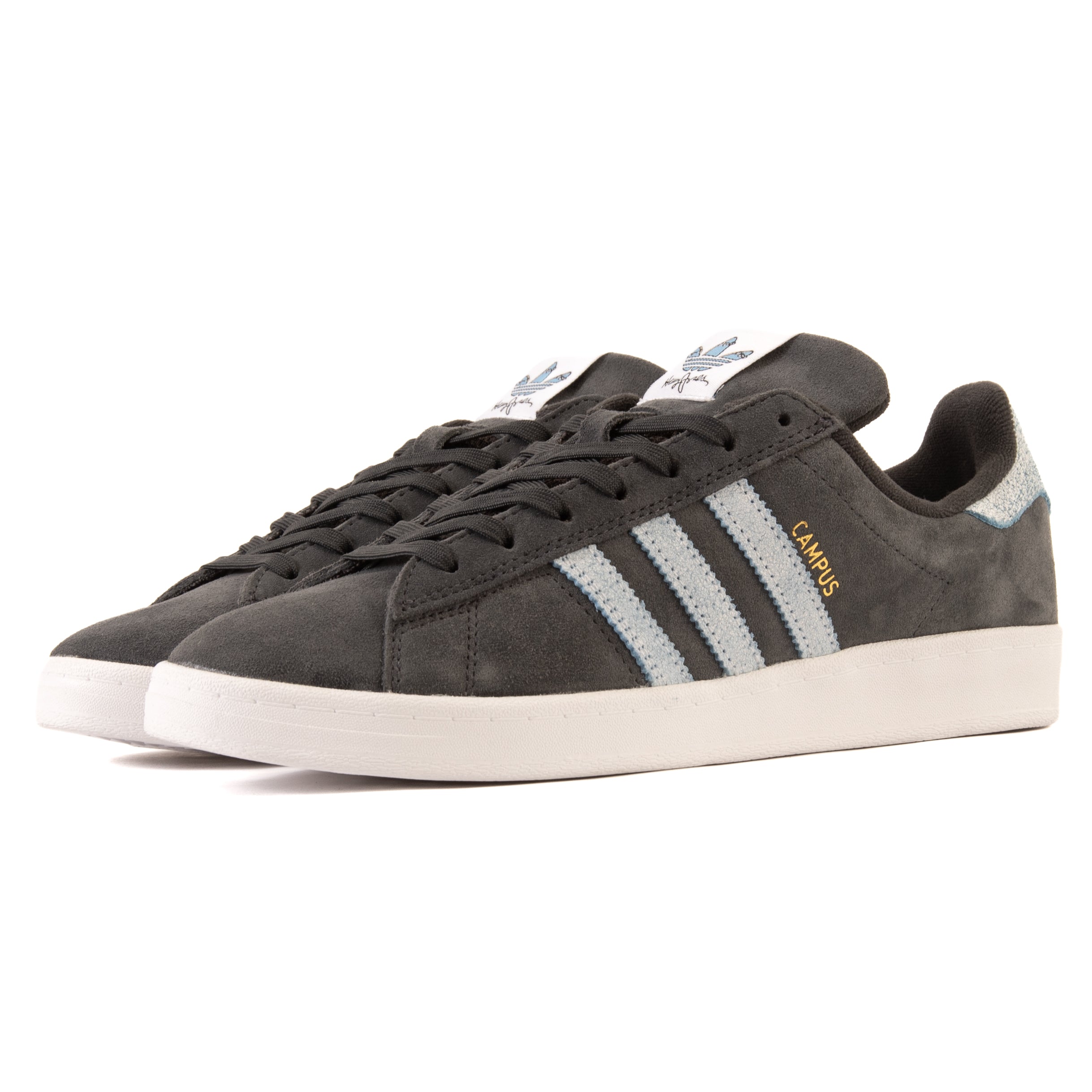 adidas Campus ADV x Henry Jones Carbon / White / Light Blue 8.5 adidas Campus ADV x Henry Jones Carbon / White / Light Blue 8.5