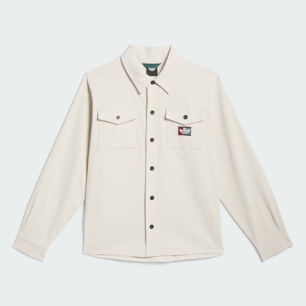 Adidas - Shmoofoil Corduroy Button Up Shirt (Alumina/Shadow Red)