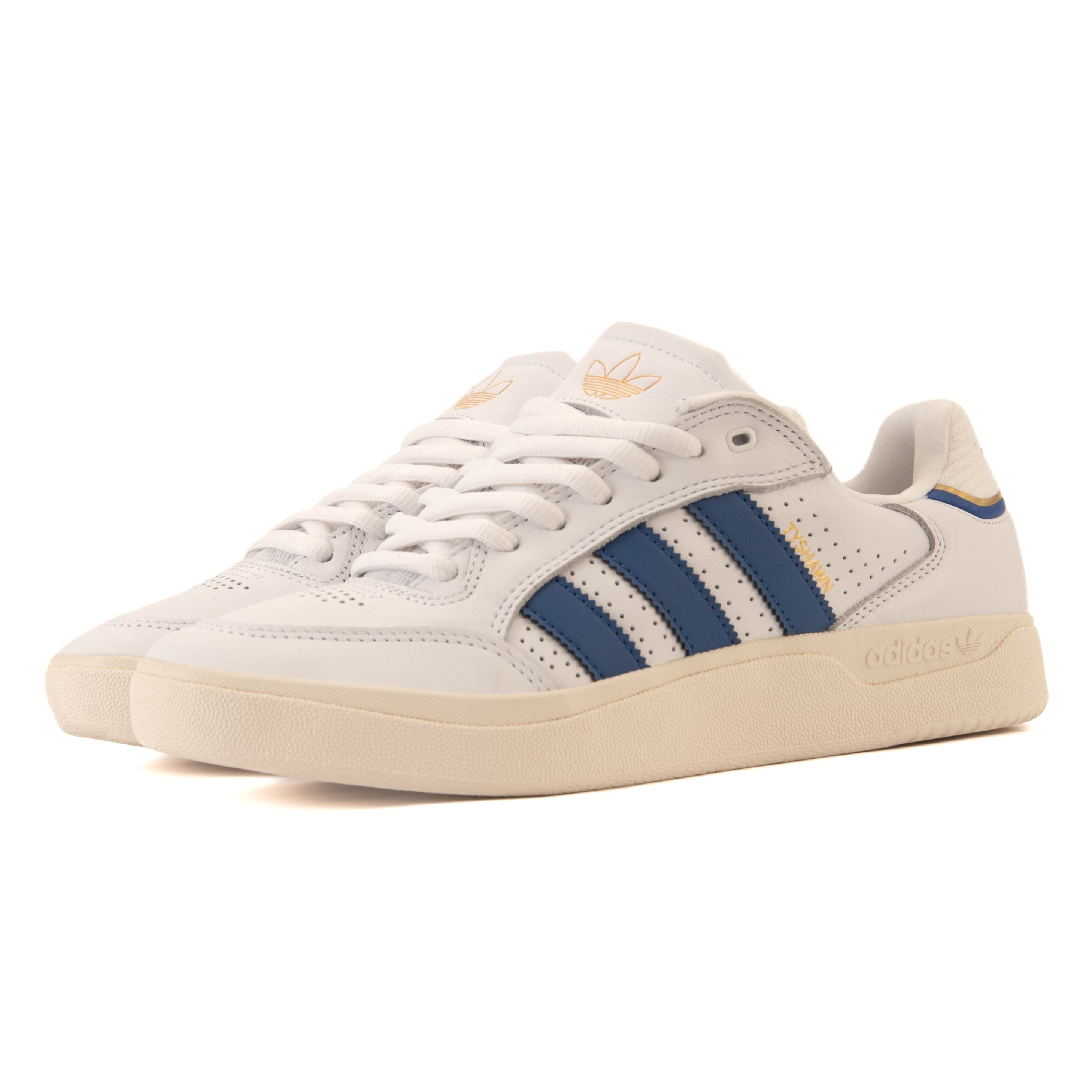 adidas Tyshawn Low Shoes - White/Royal Blue/Chalk White adidas Tyshawn Low Shoes - White/Royal Blue/Chalk White
