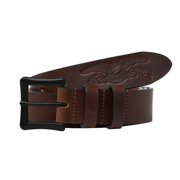 Anti Hero - Basic Eagle Leather Belt (Brown)
