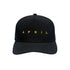 April - EMB Hat (Black/Yellow)