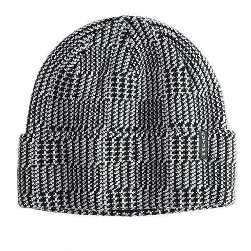Autumn - Estate Beanie (Glen Plaid)