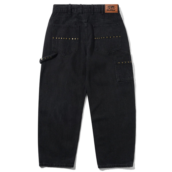 Butter Goods - Rivet Denim Jeans (Washed Black)
