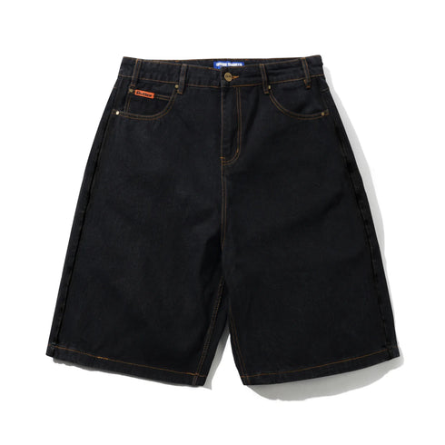 Butter Goods - Baggy Denim Shorts (Washed Black) *SALE