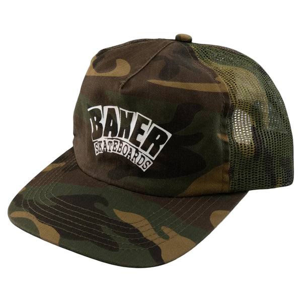 Baker - Arch Logo Trucker Camo Snapback