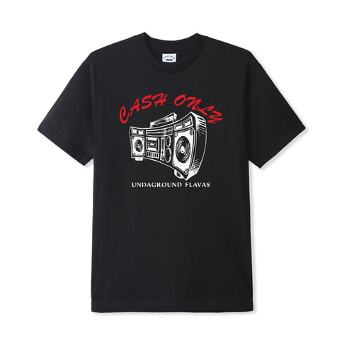 Cash Only - Boombox Tee (Black) *SALE