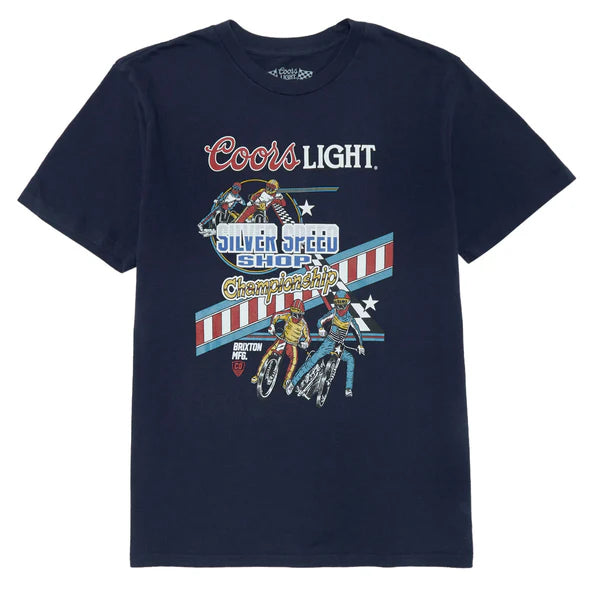 Brixton - Brixton x Coors Light Berm Tee (Navy)