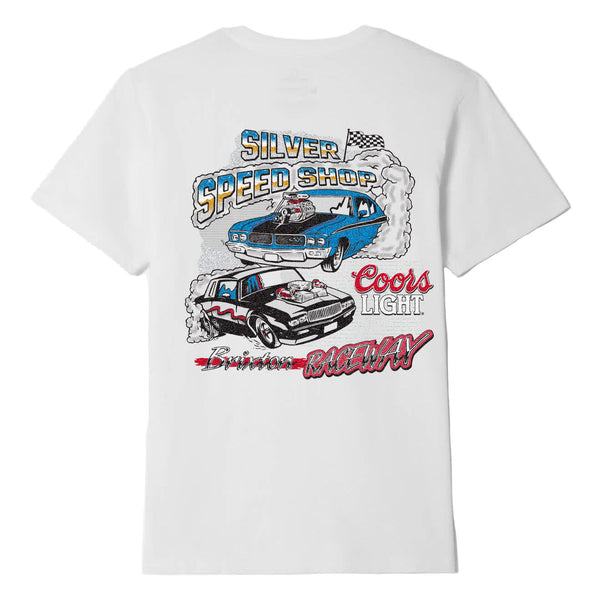 Brixton - Brixton x Coors Light Raceway Tee (White)