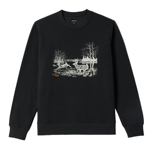 Brixton - Gallop Crewneck Sweater (Black)