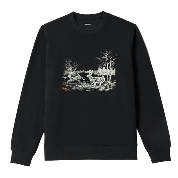 Brixton - Gallop Crewneck Sweater (Black)