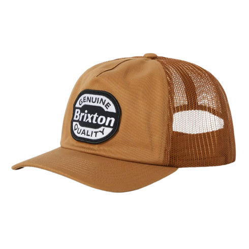 Brixton - Keaton Trucker Hat (Black/Washed Copper)