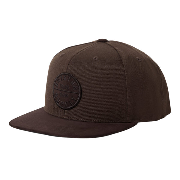 Brixton - Oath III Snapback Hat (Pinecone Brown)