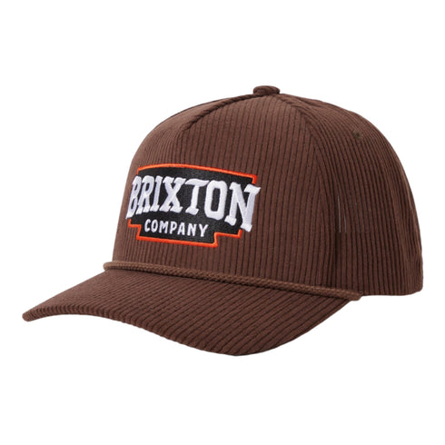 Brixton - Pierson Netplus Snapback Hat (Pinecone Brown)