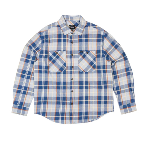 Brixton - Vintage Wash Flannel (Blue/Soft Blue)