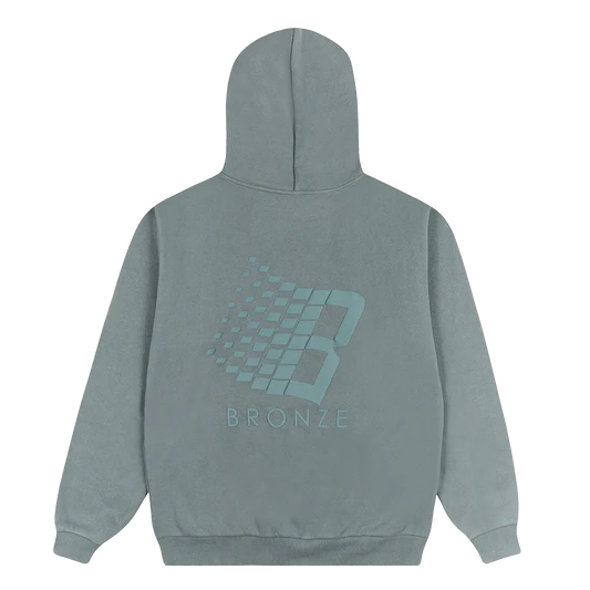 Bronze 56K - B Logo Puff Print Hoodie (Blue) *SALE