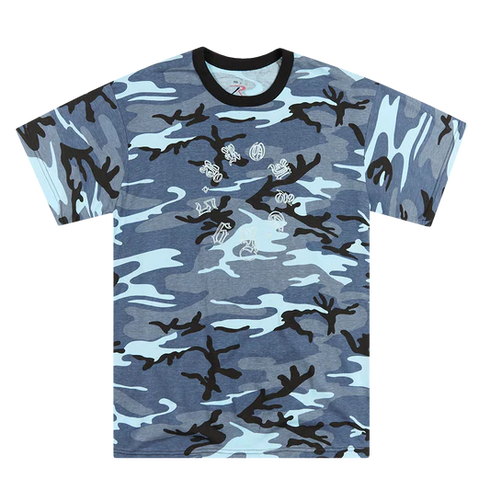 Bronze 56K - Old E Spiral Shirt (Blue Camo)
