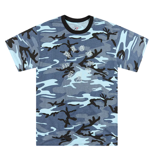 Bronze 56K - Old E Spiral Shirt (Blue Camo)