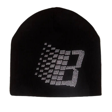 Bronze 56K - Rhinestone Beanie (Black)