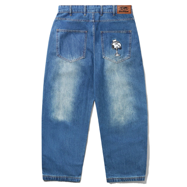 Butter Goods - Spike Denim Jeans (Distressed Indigo)
