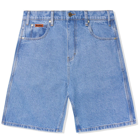 Butter Goods - Baggy Denim Shorts (Washed Indigo)