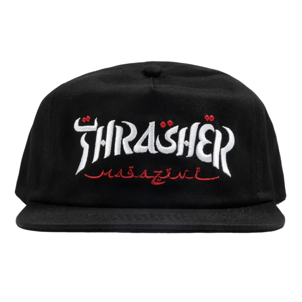 Thrasher - Calligraphy Snapback (Black)