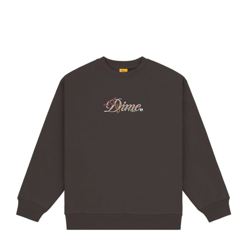 Dime - Cursive Snake Crewneck (Vintage Black) *SALE