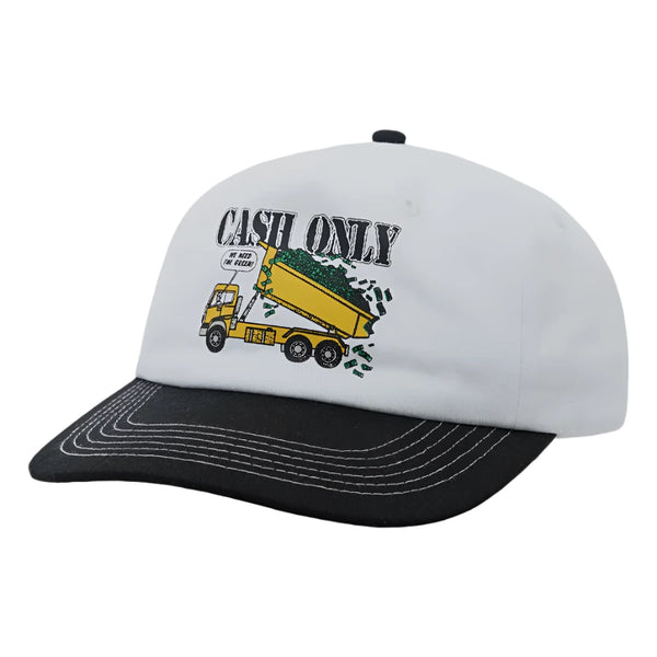 Cash Only - Removal 5 Panel Hat (White)