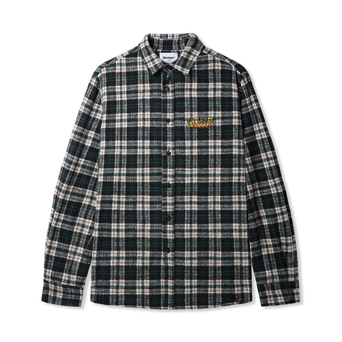 Butter Goods - Caterpillar Flannel Shirt (Navy/Forest) *SALE