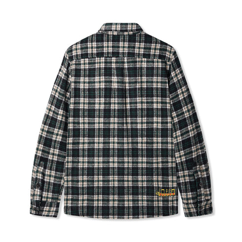 Butter Goods - Caterpillar Flannel Shirt (Navy/Forest) *SALE