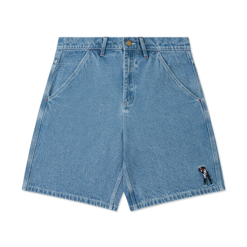 Come Sundown - Headache Jean Shorts (Washed Blue)