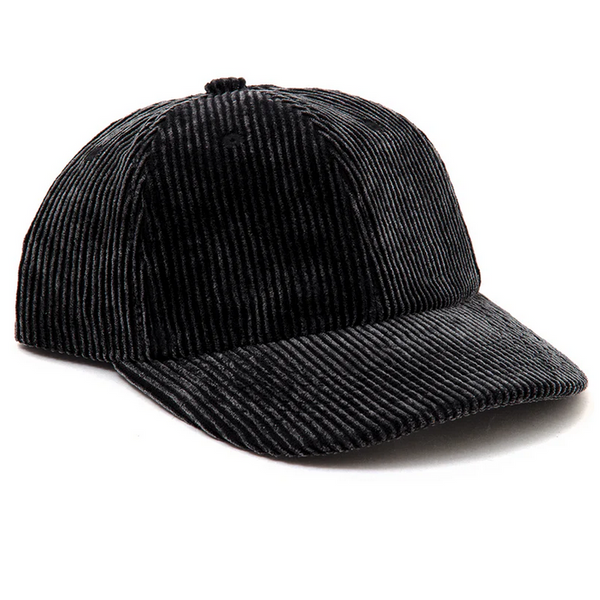 Strawberry Hill Philosophy Club - Over Dye Cord Hat (Black)