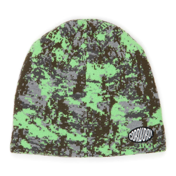 Corduroy - Wasteland Skully Beanie (Green)