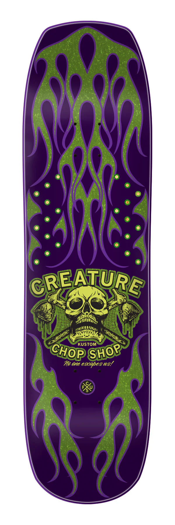 Creature - Chop Shop Flame Shaped Deck (8.5")